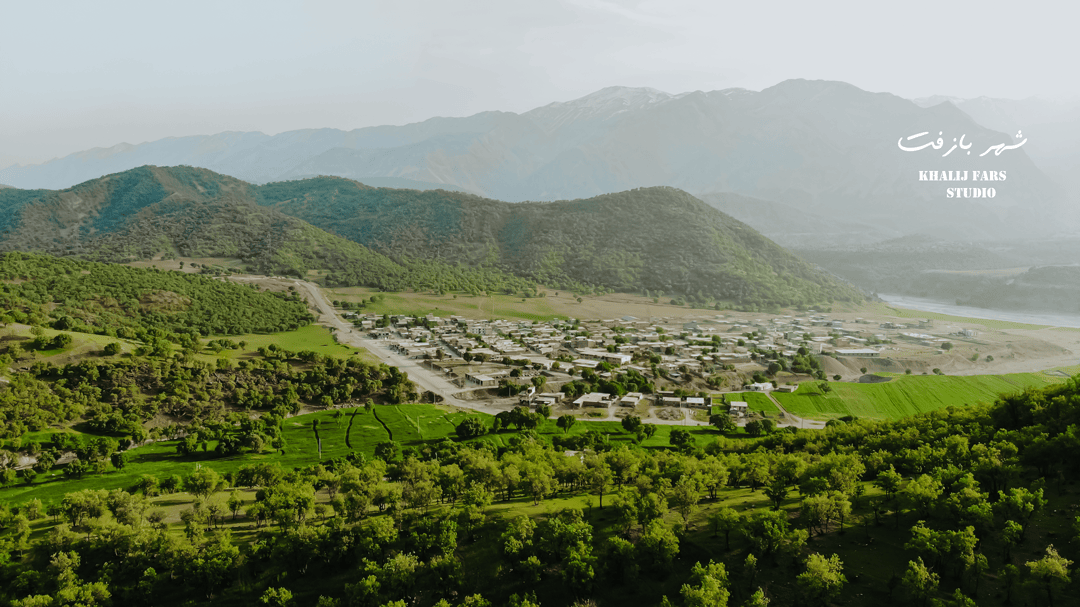 نمایی از شهر بازفت در فروردین ۱۴۰۴